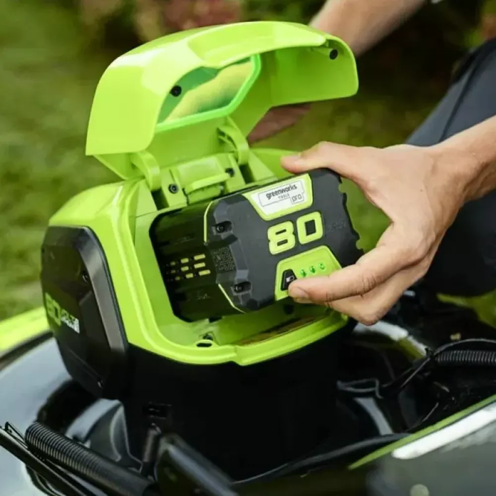 Greenworks GD80LM51SPK4 80V аккумуляторная газонокосилка самоходная (1 x 4 Ач, ЗУ) 2502107UB