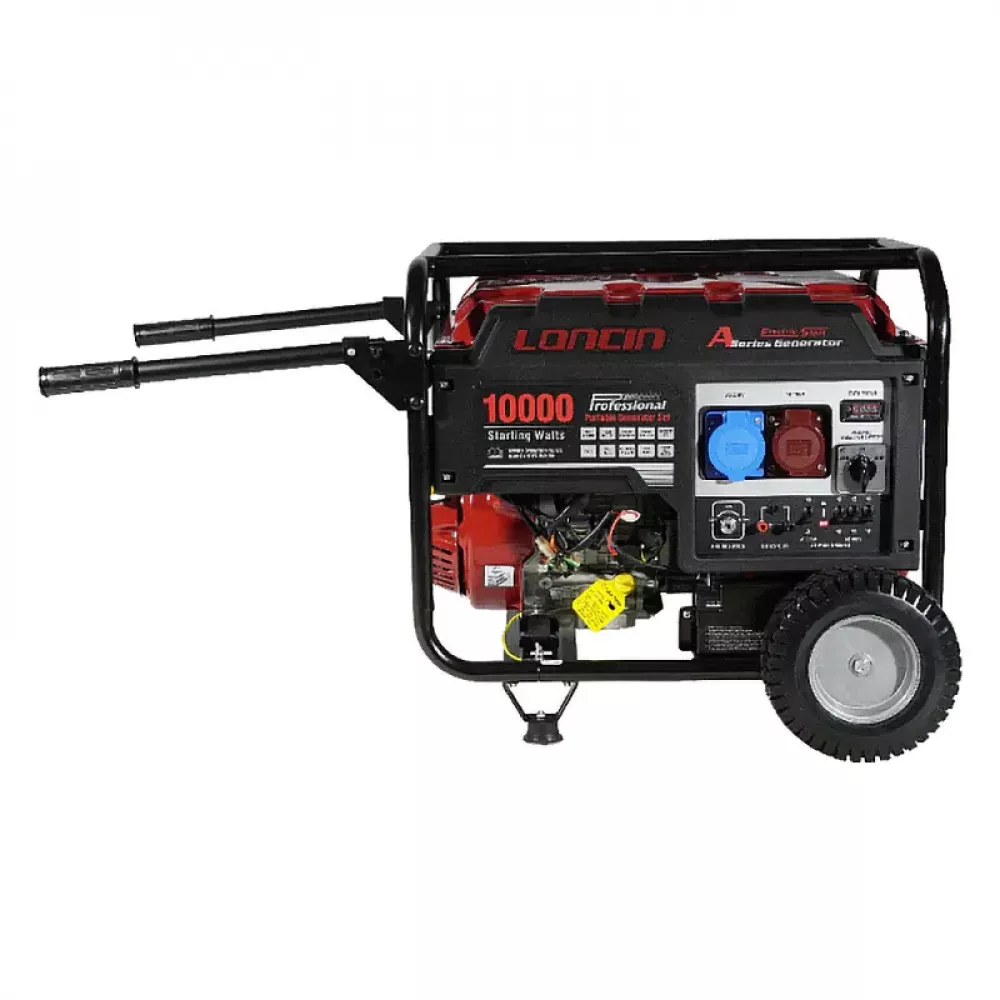 Loncin LC10000D-AS бензиновый генератор, 3-х фазный (с мощностью без ограничений при 1-но и 3-х фазном режиме) 00-00153759