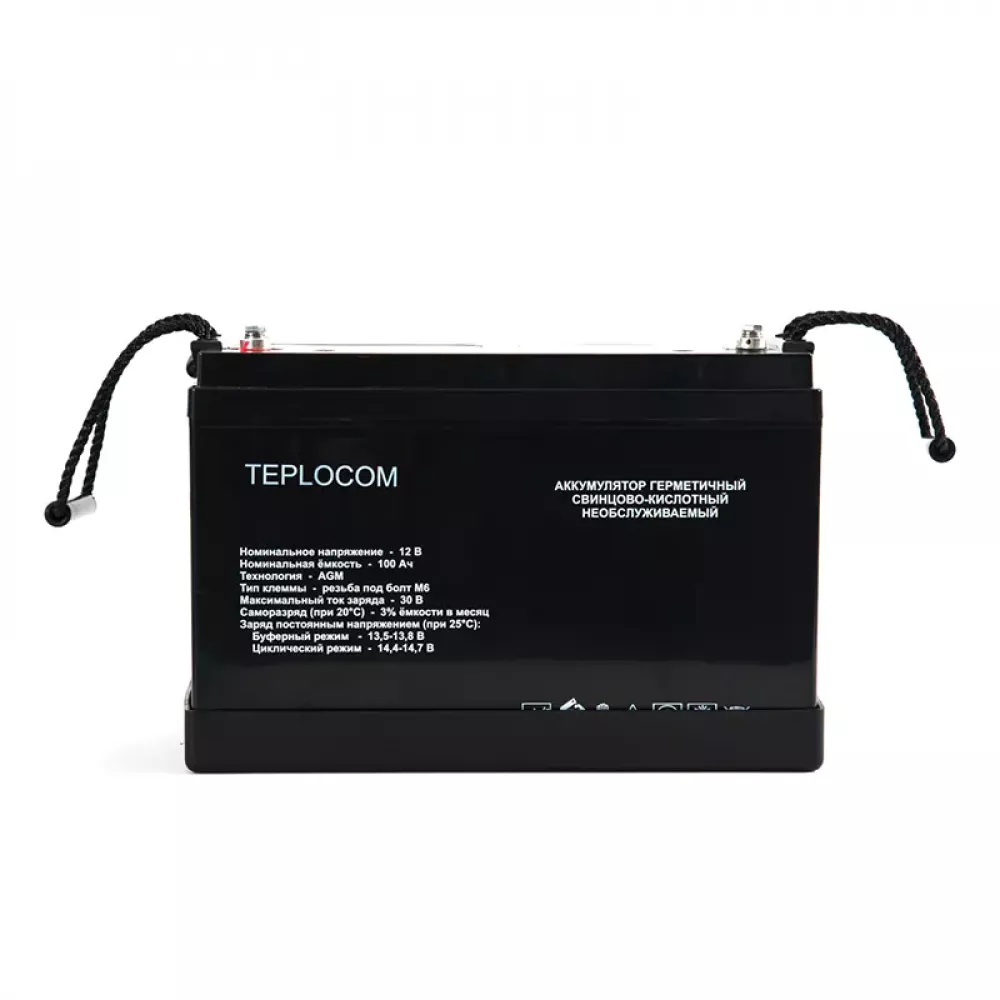 TEPLOCOM Solar 800, 100Ач источник бесперебойного питания и акб, 12378