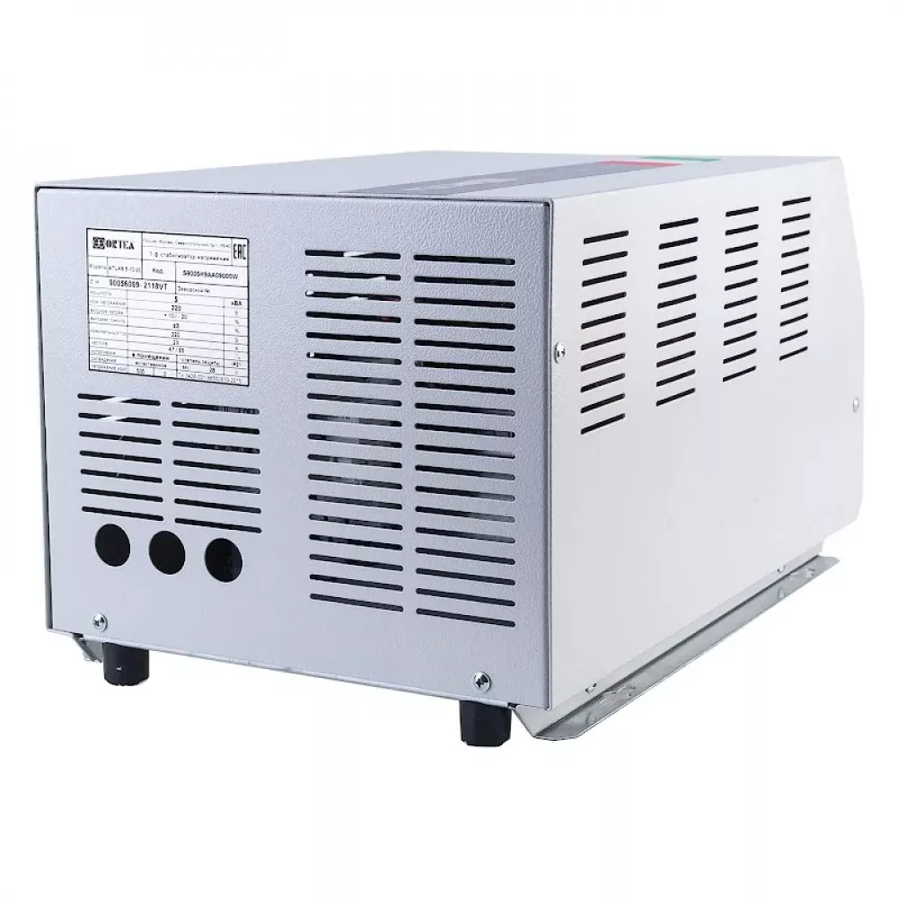 ORTEA Atlas 20 стабилизатор напряжения однофазный 20-10/20