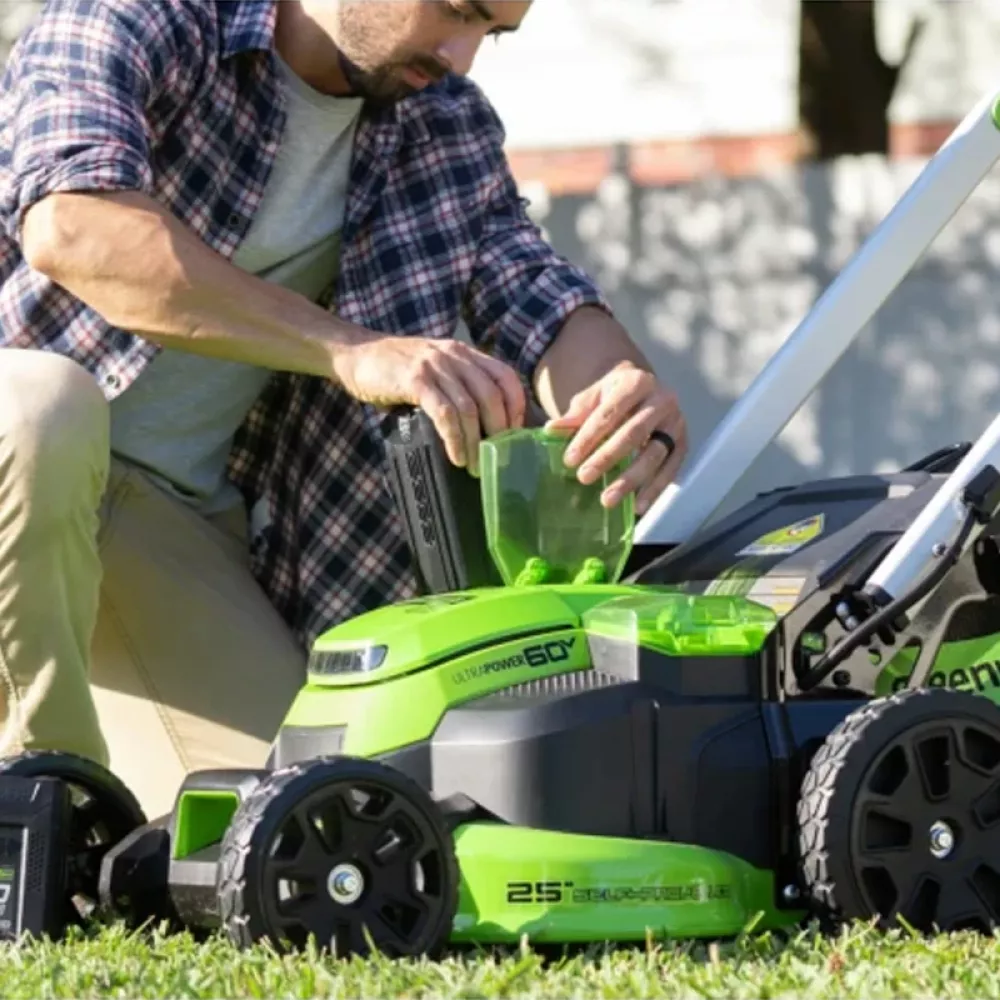 Greenworks GD60LM61 газонокосилка аккумуляторная (без АКБ и ЗУ) 2519107