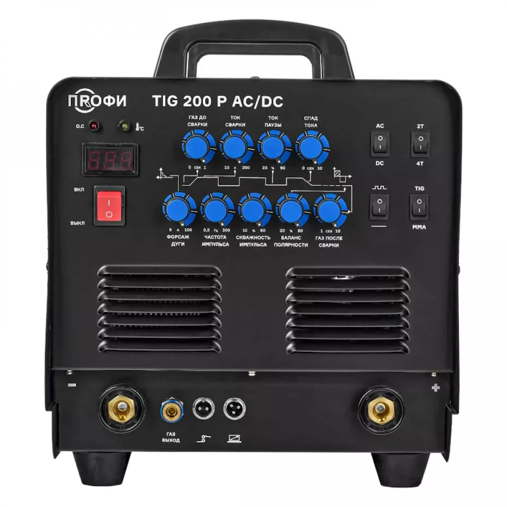 ПТК TIG 200P AC/DC ПРОФИ импульс сварочный инвертор tig 005.200.401