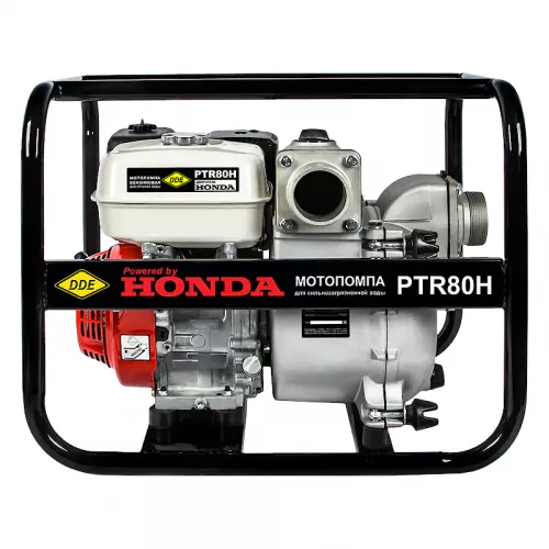 DDE мотопомпа бензиновая грязевая PTR80H