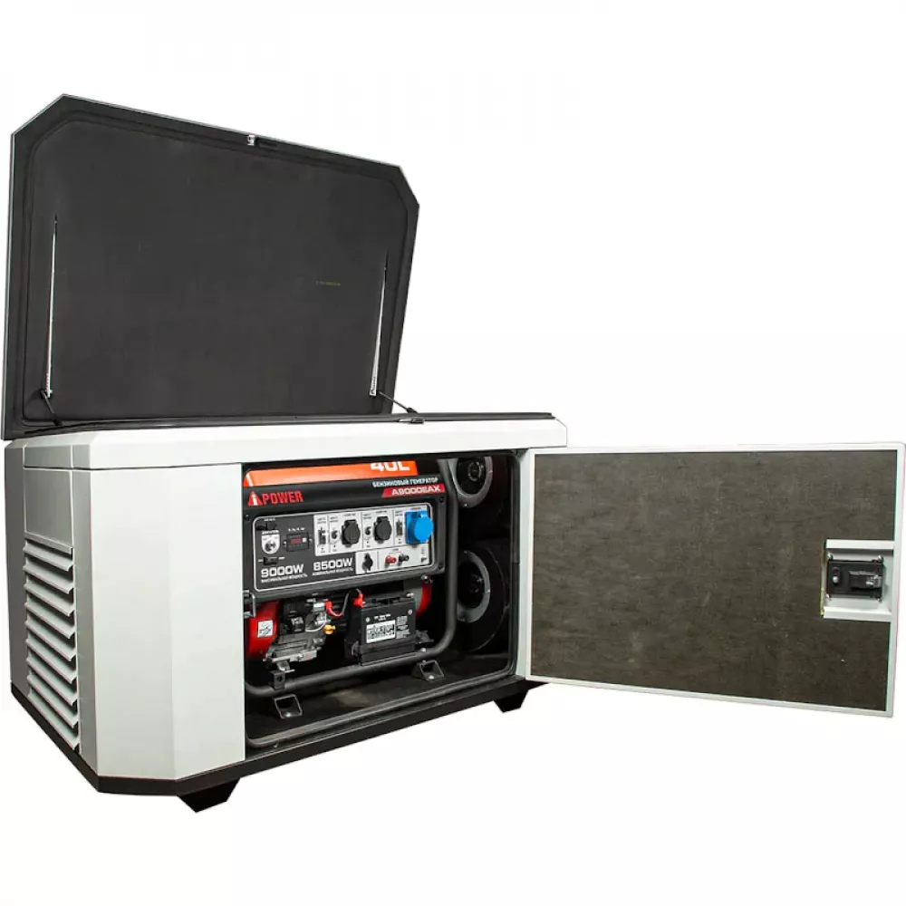 A-iPower A9000EAX бензиновый генератор в кожухе 1400SS RAL 7035 УТ-11182382