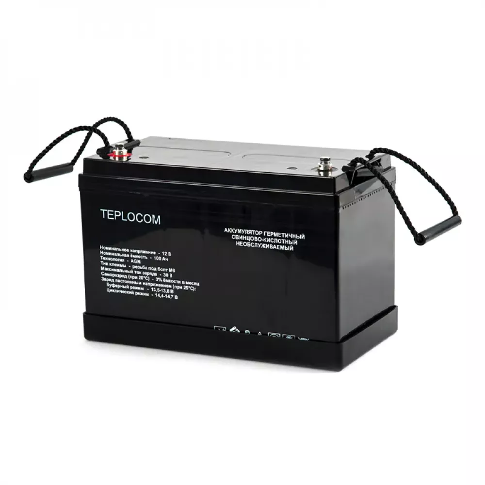 TEPLOCOM Solar 1500, 100Ач комплект источник бесперебойного питания и 2 акб 12381