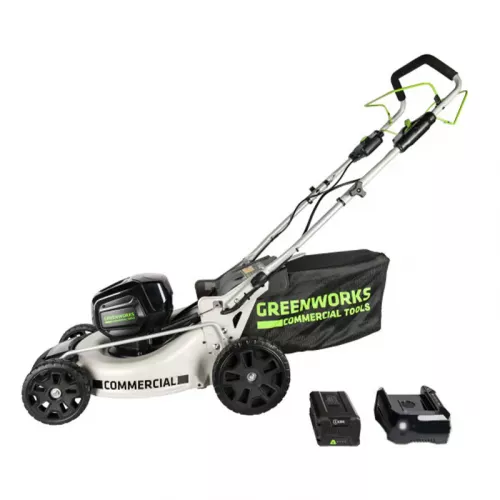 Greenworks GC82LM46SPK5 82V аккумуляторная газонокосилка самоходная (1 x 5 Ач, ЗУ) 2502507UB