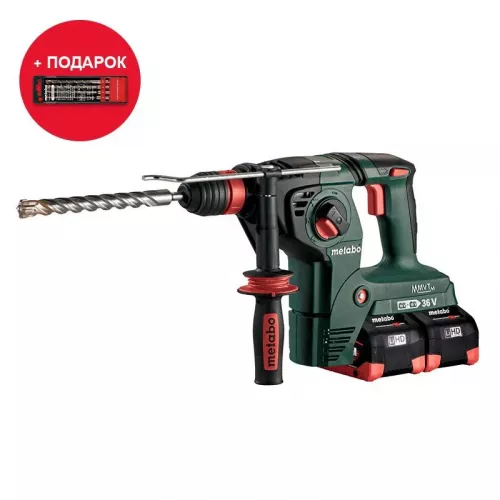 Metabo KHA 36-18 LTX 32 перфоратор в кейсе (4 х 8 Ач, 2 х ЗУ) 600796810