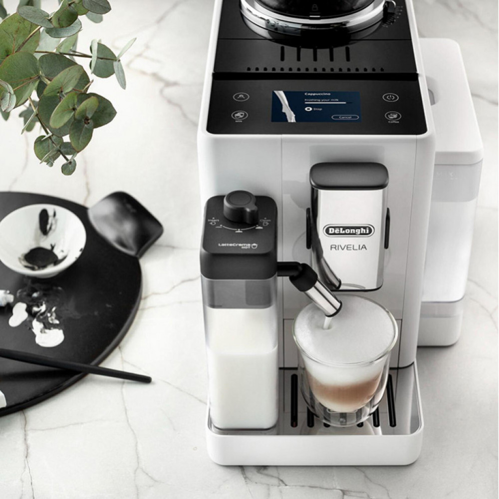 Кофемашина DeLonghi EXAM440.55.W Rivelia Perfetto белый