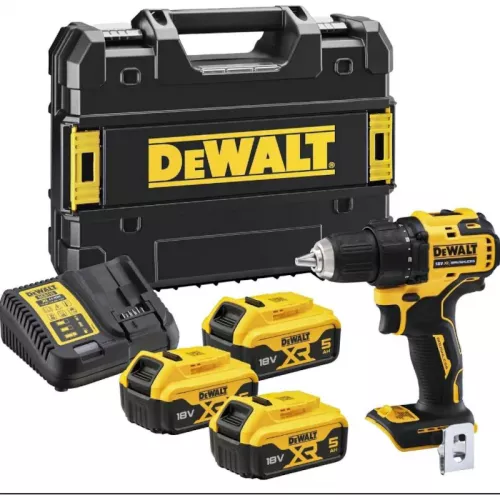 DeWalt DCD708P3T-QW шуруповёрт (3 x 5 Ач, ЗУ)
