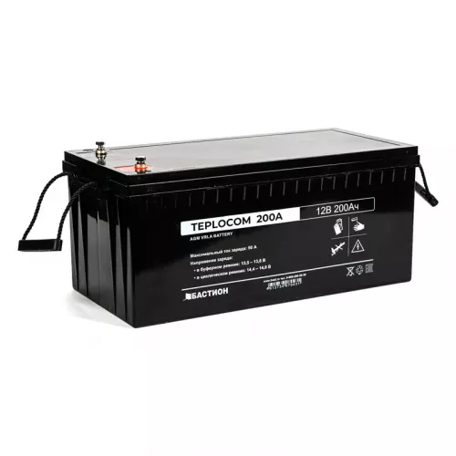 TEPLOCOM 200Ач аккумулятор герметичный свинцово-кислотный 443