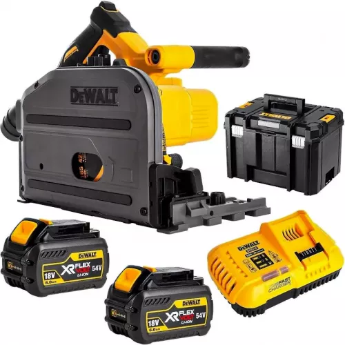 DeWalt DCS520T2R-QW аккумуляторная погружная пила (2 x 6 Ач, ЗУ)