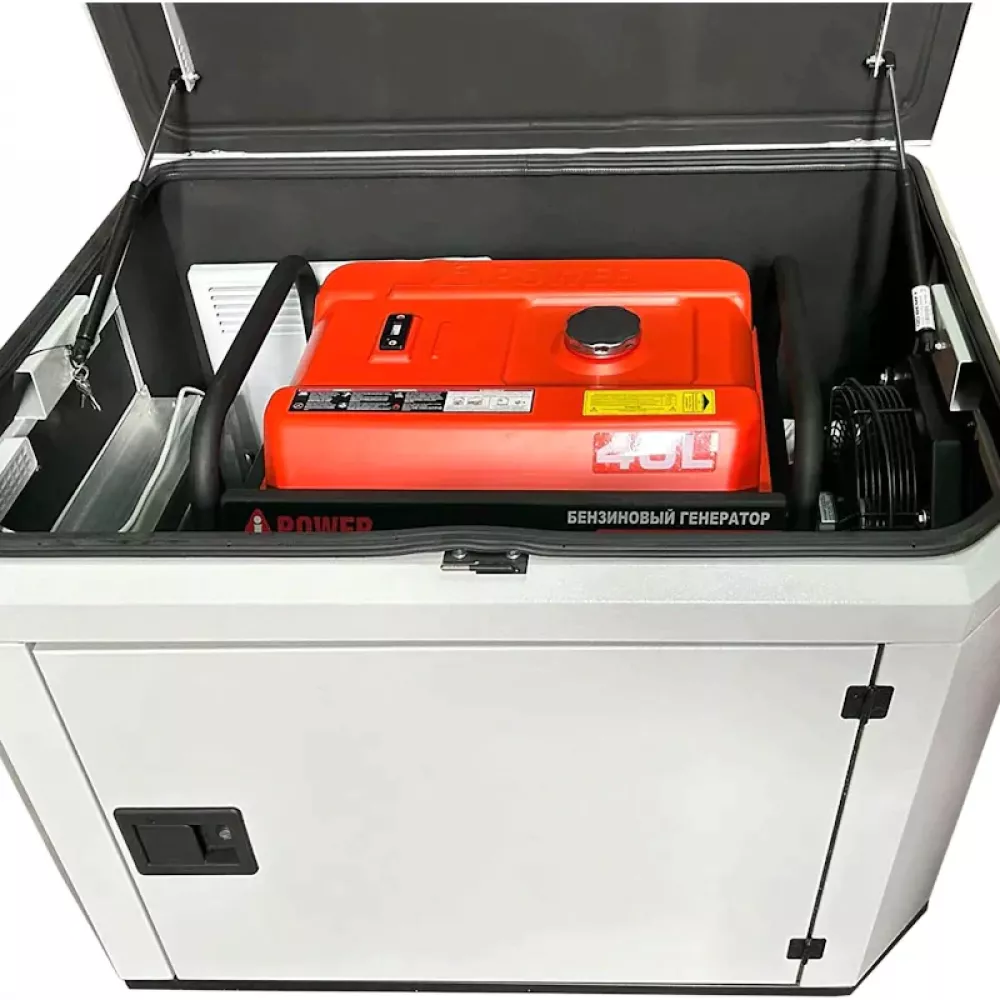 A-iPower A13000EAX бензиновый генератор в зимнем кожухе 1700SS RAL 7035 129121