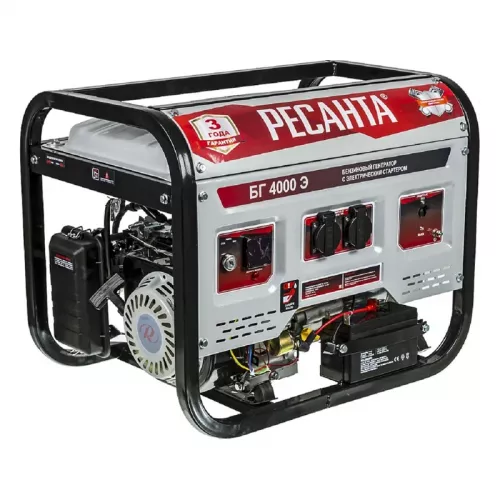 Ресанта БГ 4000 Э бензиновый генератор 64/1/52