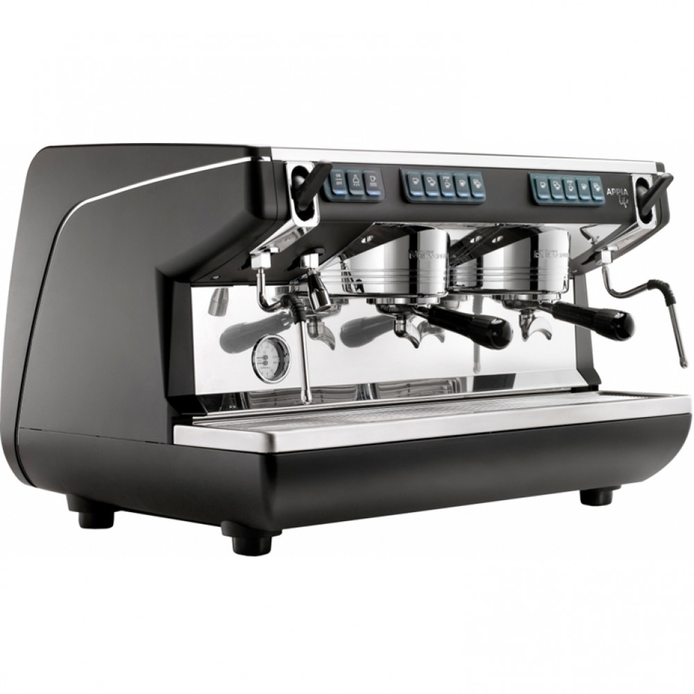 Кофемашина Nuova Simonelli Appia Life 2Gr V 220V black, white, red+economizer+high groups