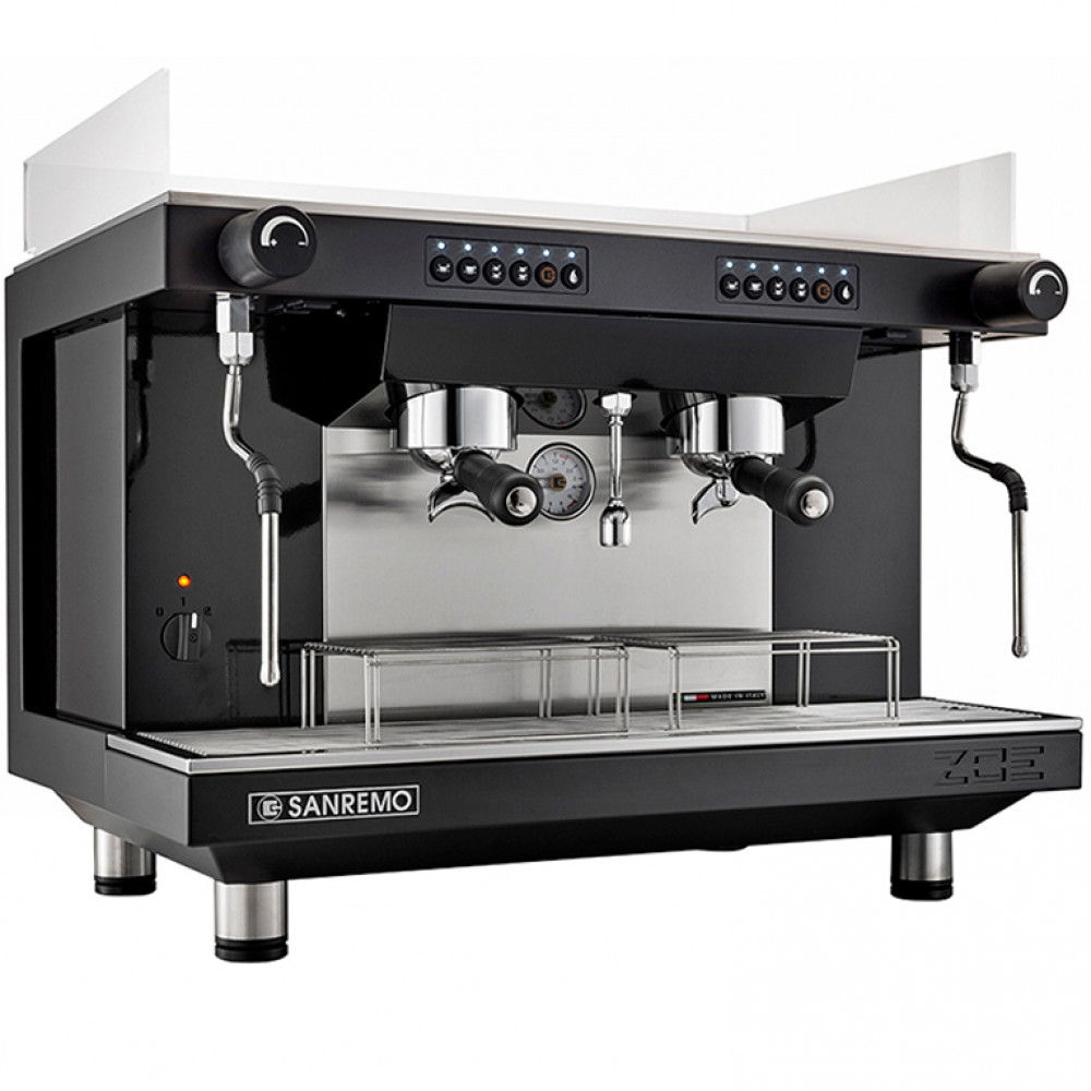 Кофемашина рожковая автоматическая Sanremo Zoe Tall SED 2GR черная