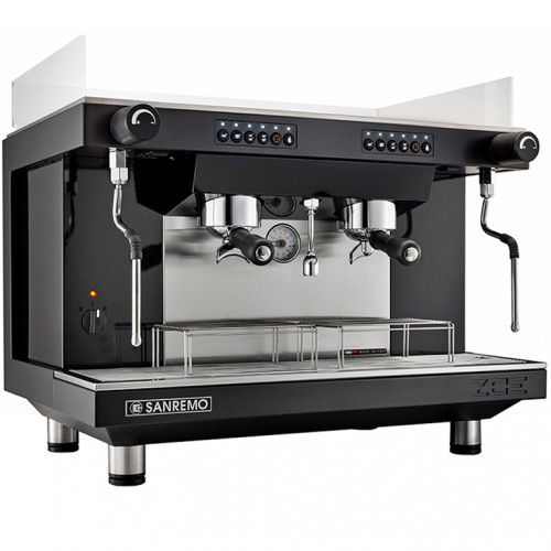 Кофемашина рожковая автоматическая Sanremo Zoe Tall SED 2GR черная
