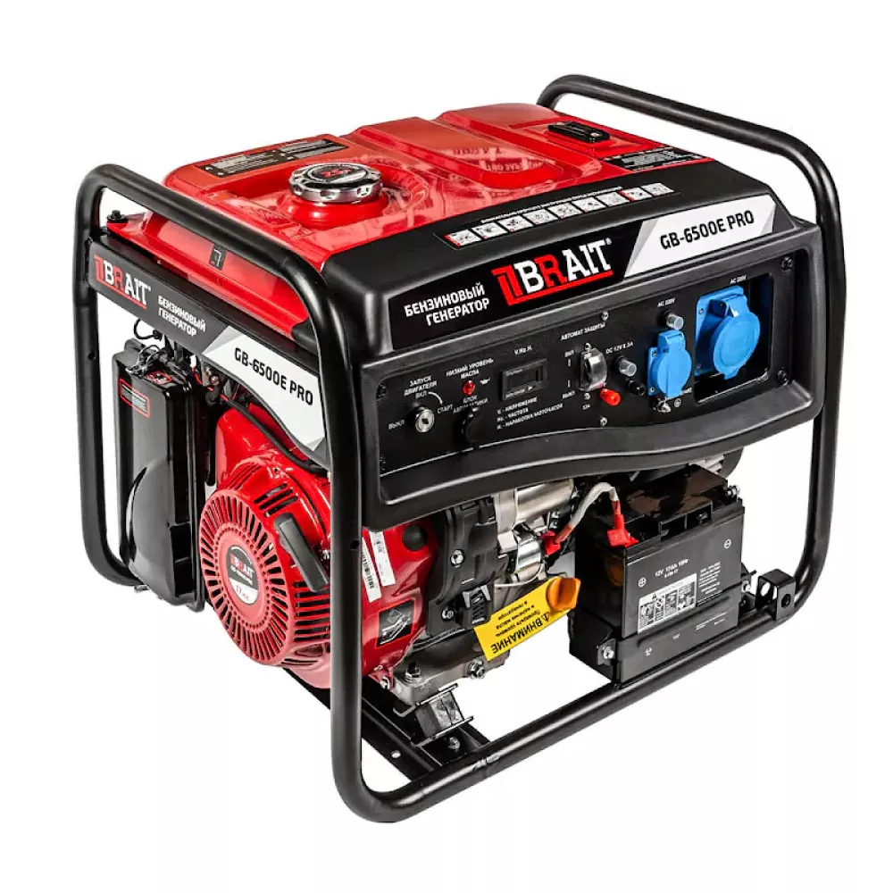 BRAIT GB-6500E PRO генератор бензиновый 02.01.034.035