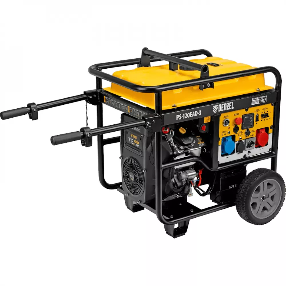 DENZEL PS-120EAD-3 бензиновый генератор 946984