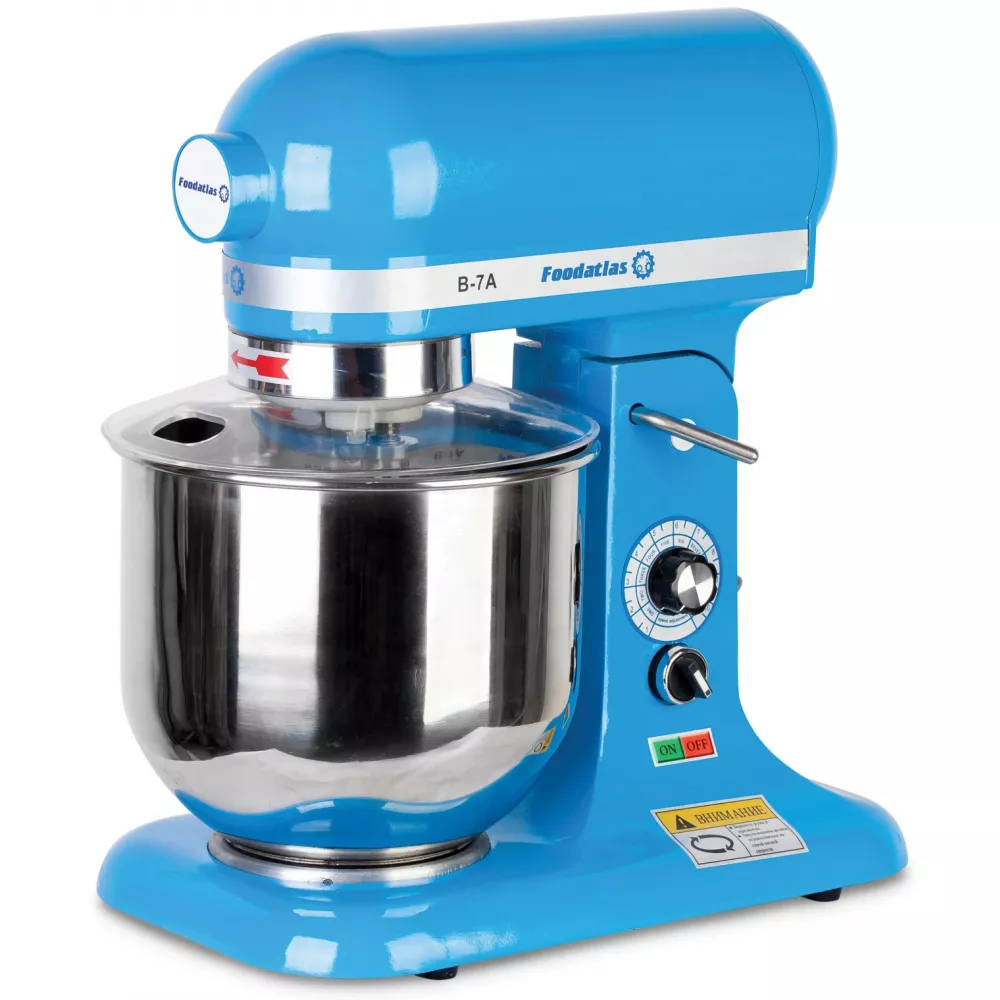 Планетарный миксер Foodatlas B-7A голубой