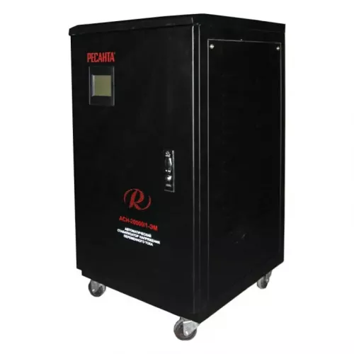 Ресанта АСН-20000/1-ЭМ однофазный стабилизатор напряжения 63/3/2