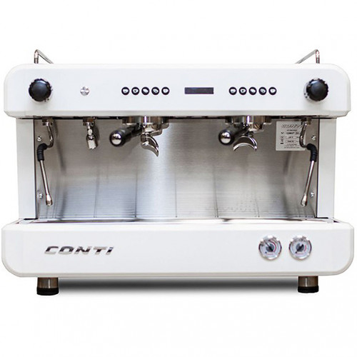Кофемашина рожковая CONTI CC200 Standard TC 2 группы, белый