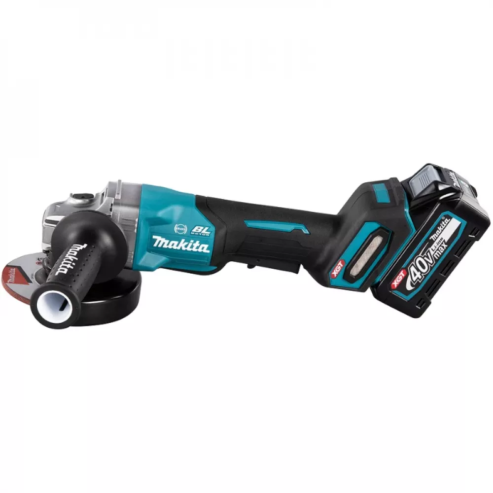 Makita GA013GM201 угловая шлифовальная машина ( 2 x 4 Ач, З/У)