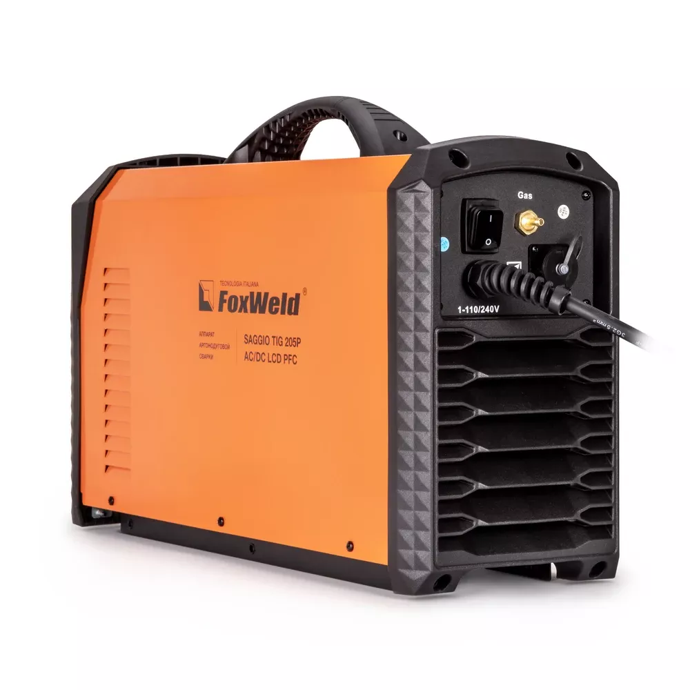 FoxWeld TIG 205P AC/DC LCD PFC аппарат аргонодуговой сварки 9305