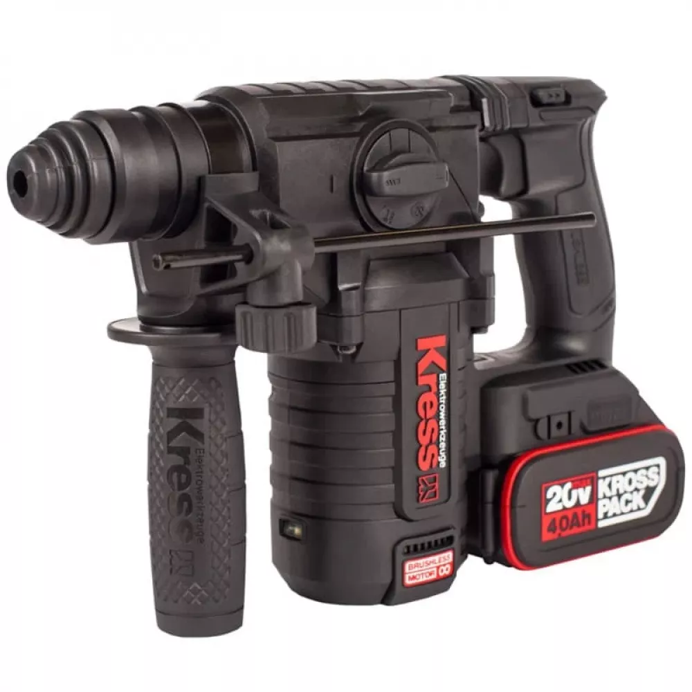 Kress KU388 перфоратор аккумуляторный (2 x 4 Ач, ЗУ)