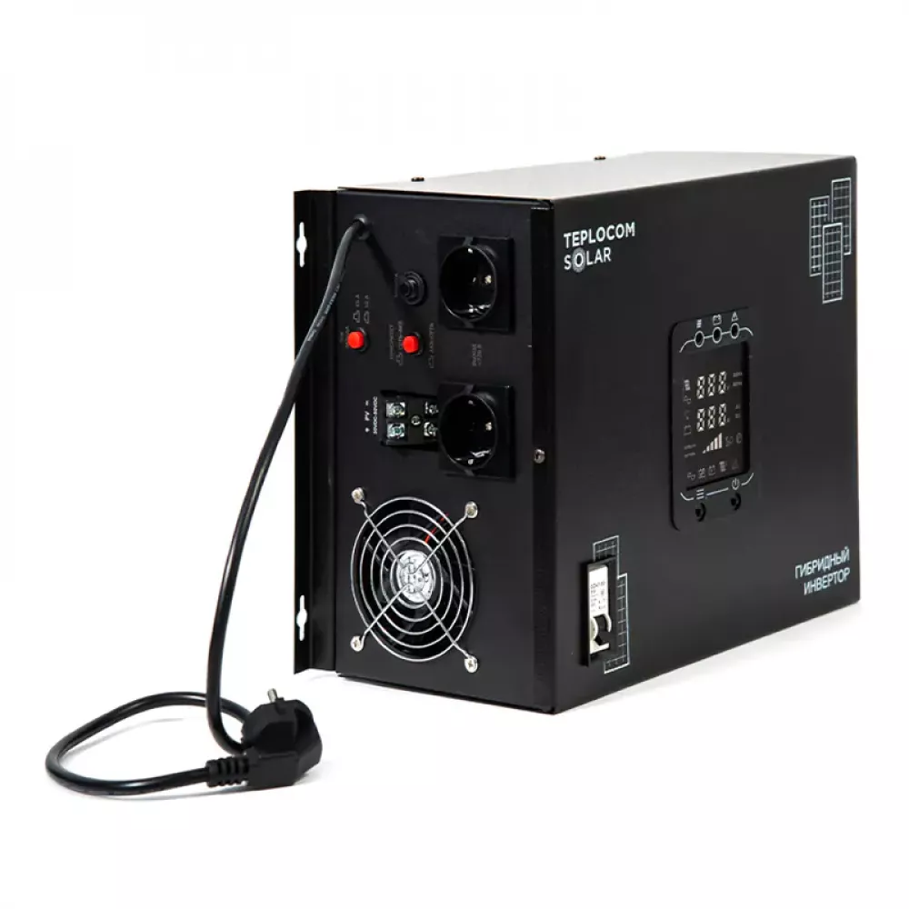 TEPLOCOM Solar 1500, 100Ач комплект источник бесперебойного питания и 2 акб 12381