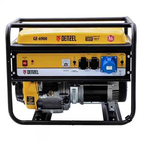 DENZEL GE 6900 бензиновый генератор 94637