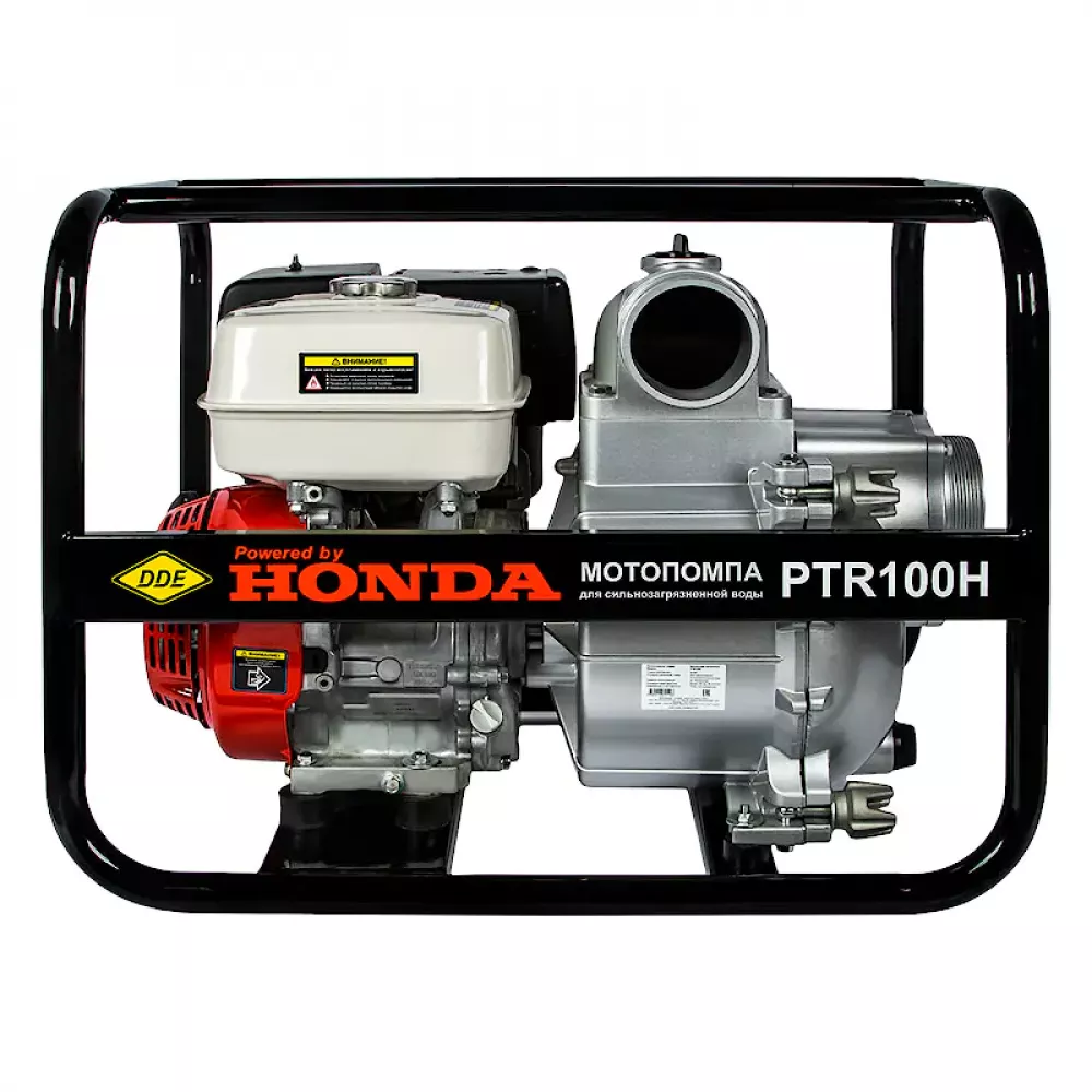 DDE мотопомпа бензиновая грязевая PTR100H