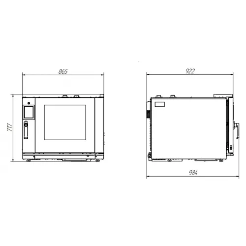Печь конвекционная электрическая Abat КЭП-5ПП