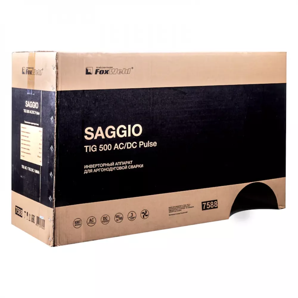FoxWeld SAGGIO TIG 500 AC/DC Pulse аппарат аргонодуговой сварки 7588