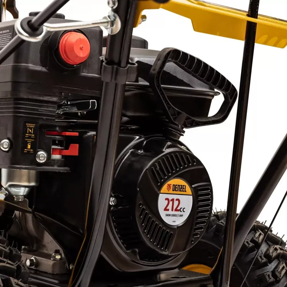 DENZEL SWB-600 снегоуборщик бензиновый со щеткой для подметания 97661