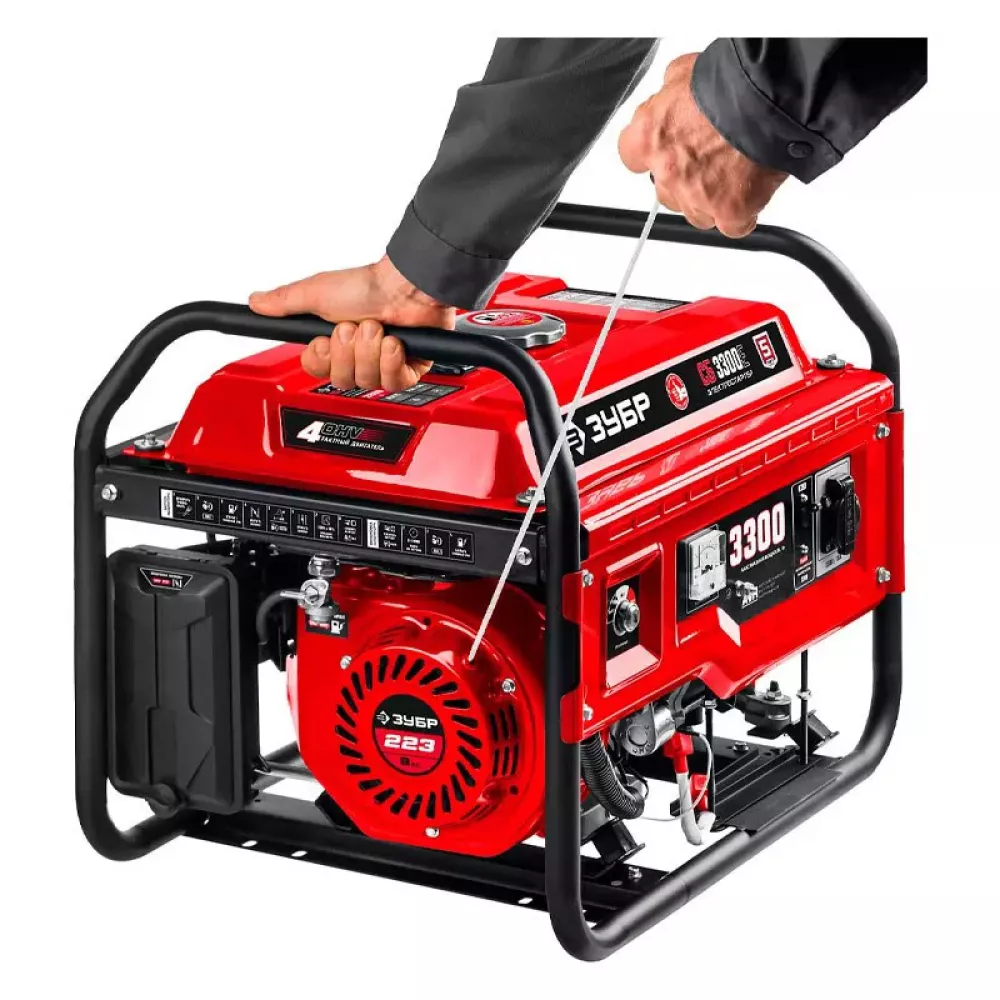 ЗУБР СБ-3300Е бензиновый генератор
