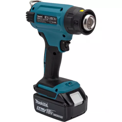 Makita DHG180RT1J фен строительный аккумуляторный (1 x 5 Ач, ЗУ)