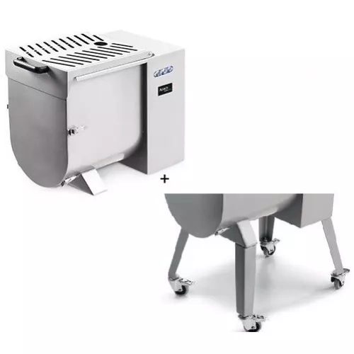 Фаршемешалка Apach AMK50 (220V) на высоких ножках с колесами
