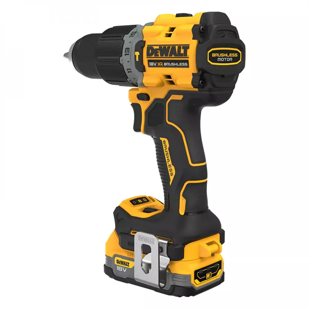 DeWalt DCD805E2T аккумуляторная ударная дрель-шуруповерт (2 x 1.7 Ач, ЗУ)