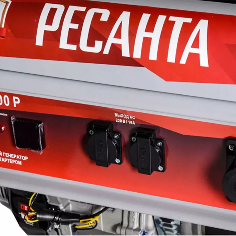 Ресанта БГ 6500 Р бензиновый генератор 64/1/45