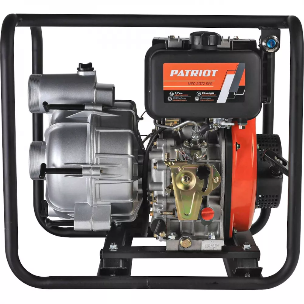 PATRIOT MPD 3072 SFE мотопомпа дизельная 335101650