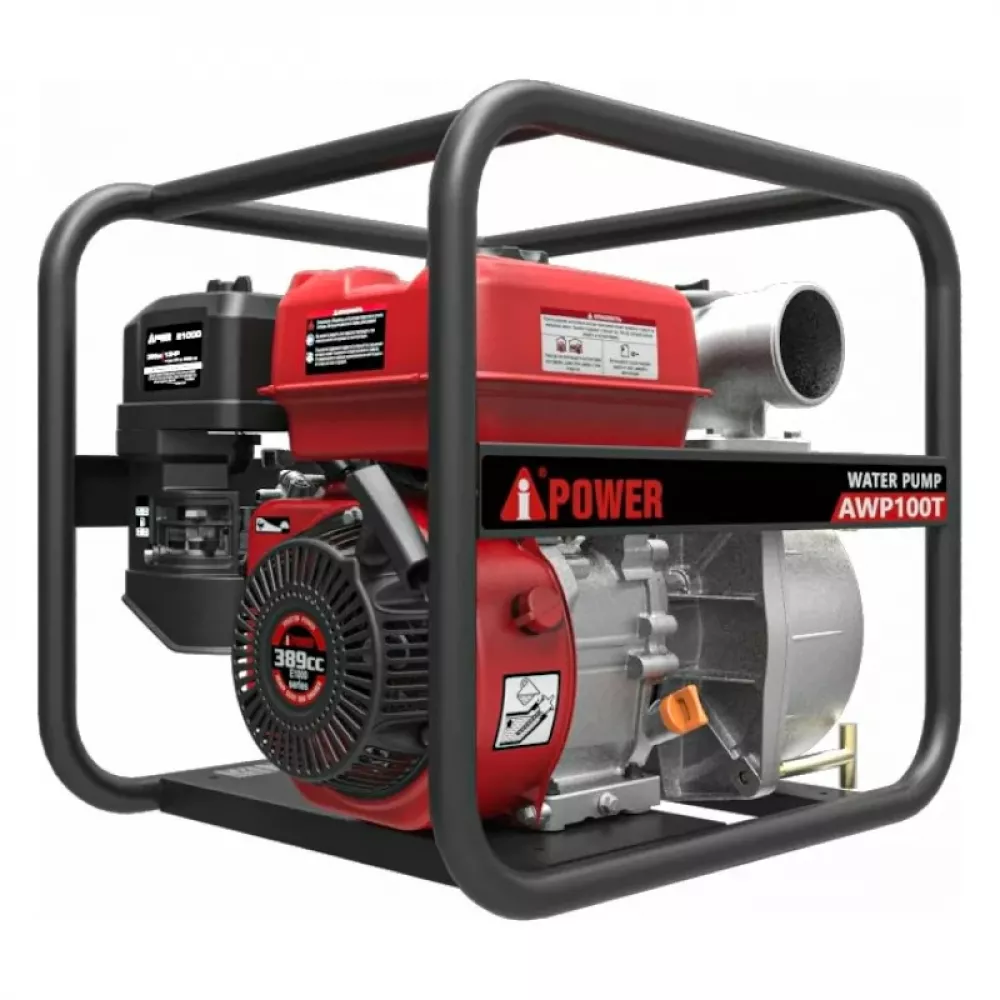 A-iPower AWP100T для грязной воды мотопомпа бензиновая 30241