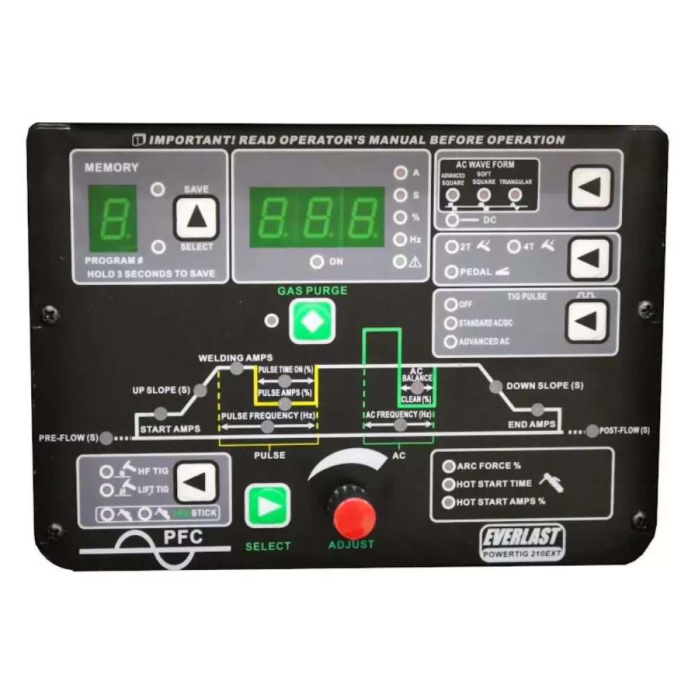 EVERLAST PowerTig 210 EXT сварочный инвертор tig 3EV210P