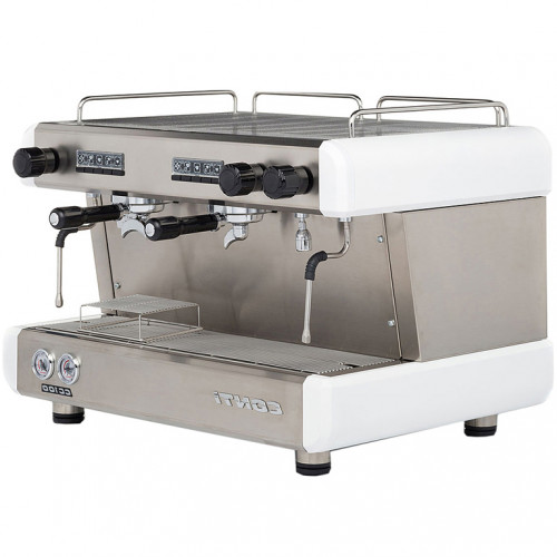 Кофемашина рожковая CONTI CC100 Standart 2 группы, белый