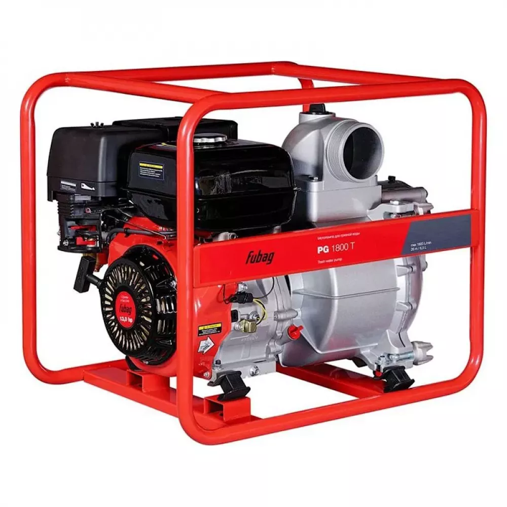 Мотопомпа для сильнозагрязненной воды Fubag PG 1800 T, 838248