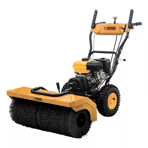 DENZEL SWB-600 снегоуборщик бензиновый со щеткой для подметания 97661