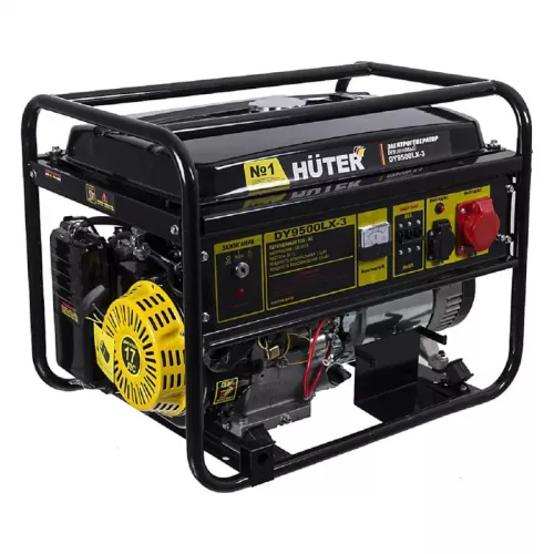HUTER DY9500LX-3 бензиновый генератор 64/1/41