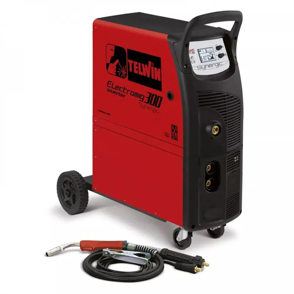Универсальный инверторный сварочный аппарат Telwin ELECTROMIG 300 SYNERGIC, 816065