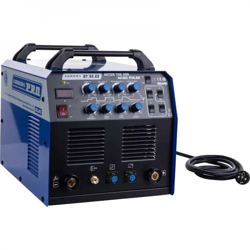 AuroraPRO INTER TIG 200 AC/DC PULSE MOSFET аппарат аргонодуговой сварки с сертификатом НАКС, 7316949