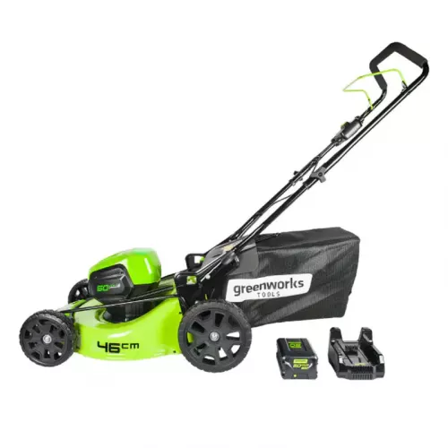 Greenworks GD60LM46HPK4 60V аккумуляторная газонокосилка (1 x 4 Ач, ЗУ) 2502807UB