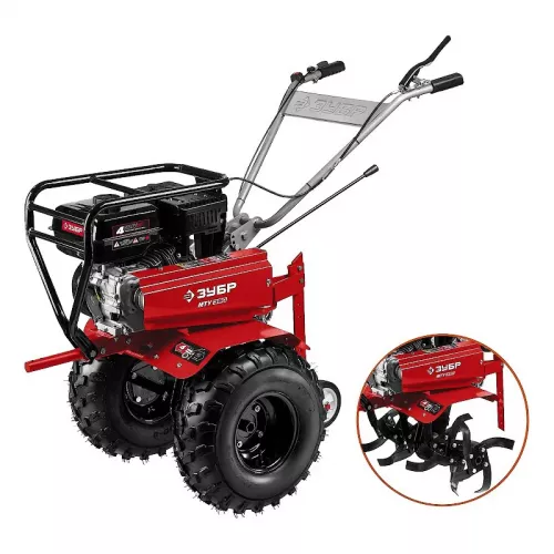 Мотоблок бензиновый ЗУБР МТУ-350 усиленный